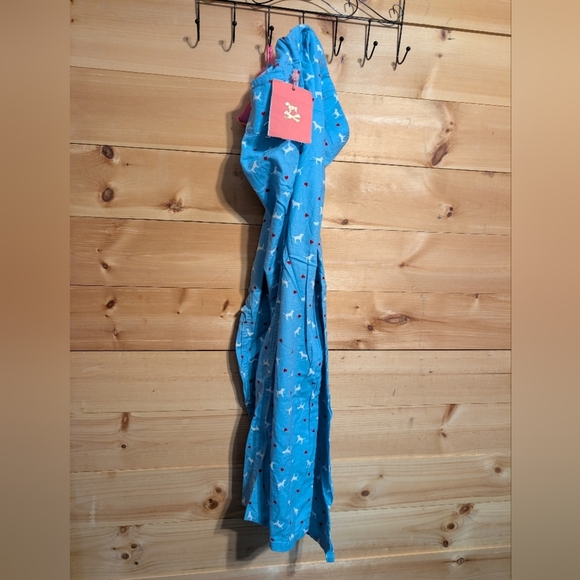 PINK Victoria's Secret Other - Victoria's Secret Pink Blue Cotton Knit Buttons with Pink and White Accents